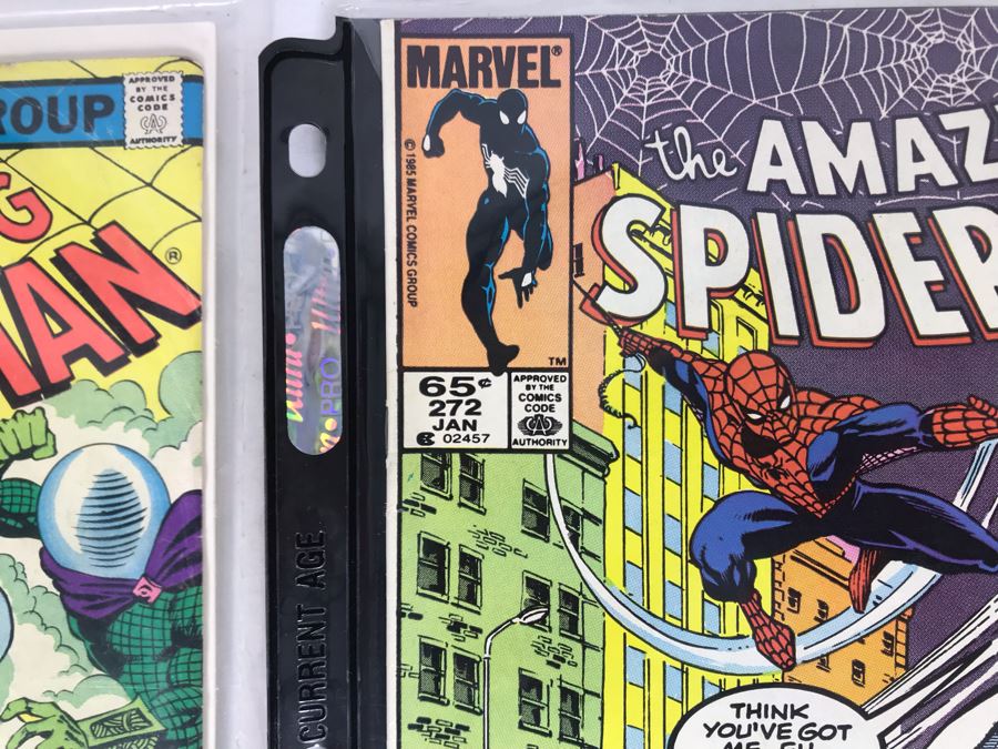 (5) Vintage Marvel Comic Books: (3) The Amazing Spider-Man #198, 272, 276 And (2) Peter Parker The Spectacular Spider-Man #100, 107 [Photo 5]