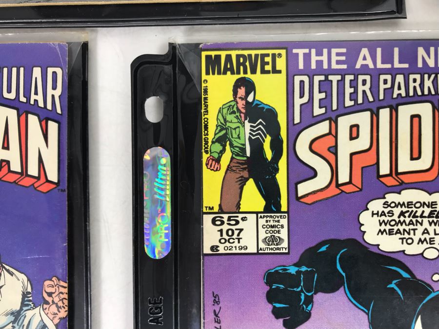 (5) Vintage Marvel Comic Books: (3) The Amazing Spider-Man #198, 272, 276 And (2) Peter Parker The Spectacular Spider-Man #100, 107 [Photo 11]
