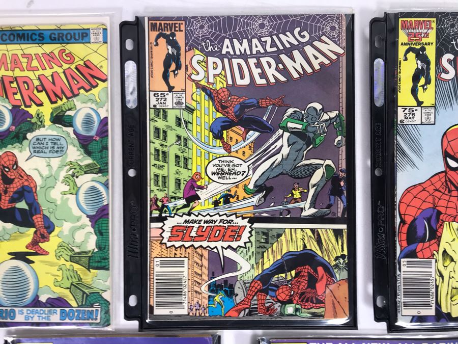(5) Vintage Marvel Comic Books: (3) The Amazing Spider-Man #198, 272, 276 And (2) Peter Parker The Spectacular Spider-Man #100, 107 [Photo 4]