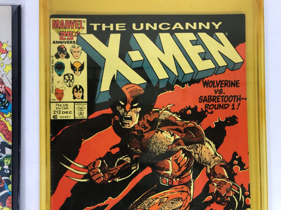 Vintage Marvel Comic Books The Uncanny X-Men #211, 212 [Photo 4]