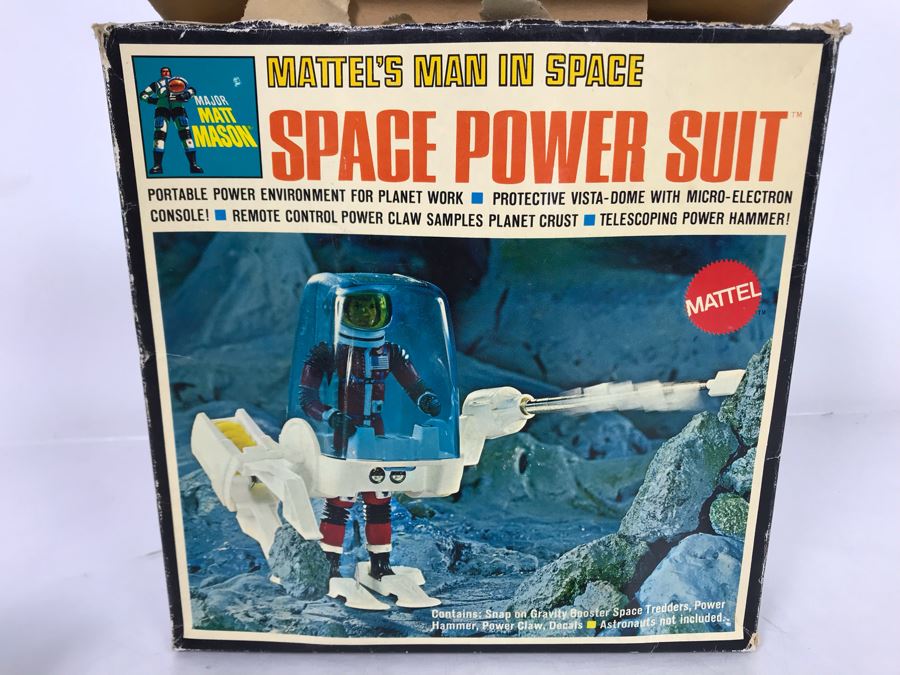Opened Box Vintage 1969 Mattel Major Matt Mason Man In Space Power Suit [Photo 8]