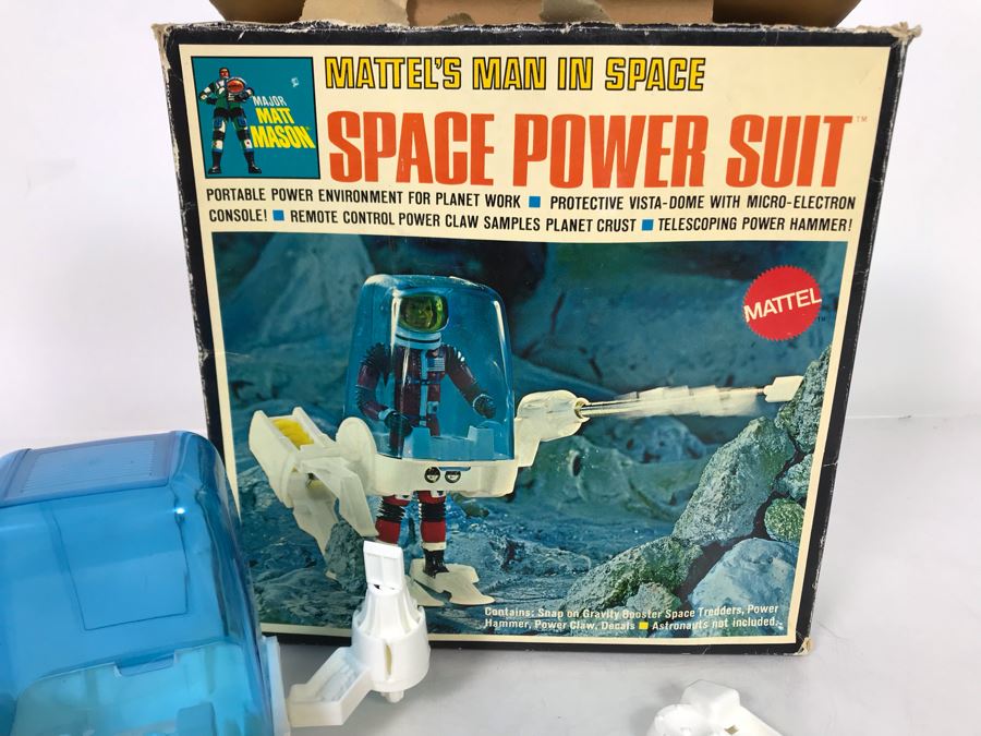 Opened Box Vintage 1969 Mattel Major Matt Mason Man In Space Power Suit [Photo 2]