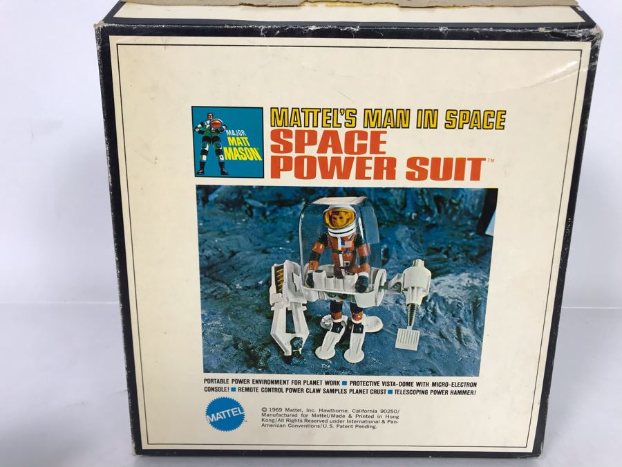 Opened Box Vintage 1969 Mattel Major Matt Mason Man In Space Power Suit [Photo 11]