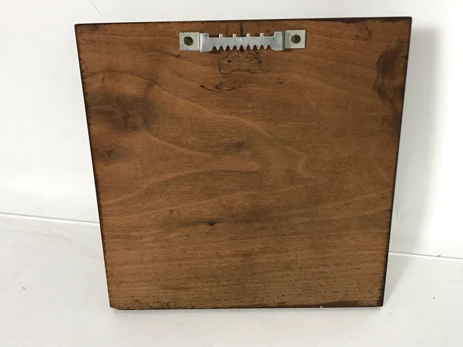 One Of A Kind Vintage 1976 Walt Disney - Buena Vista Fulton Burley Relief Wall Plaque For Helping Promote The Movie 'DUMBO' With DUMBO Figurine 6 X 6 [Photo 10]