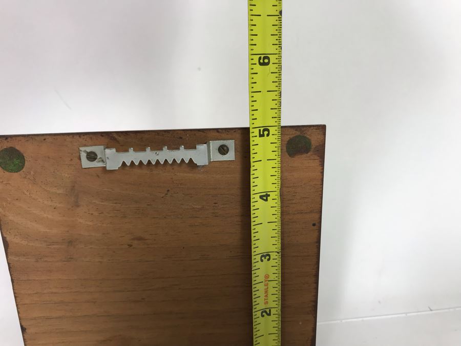 One Of A Kind Vintage 1975 Walt Disney Productions - Buena Vista Fulton Burley Relief Wall Plaque For Helping Promote The Movie 'Snow White' With Snow White Dwarf Figurine 5 X 5 [Photo 9]