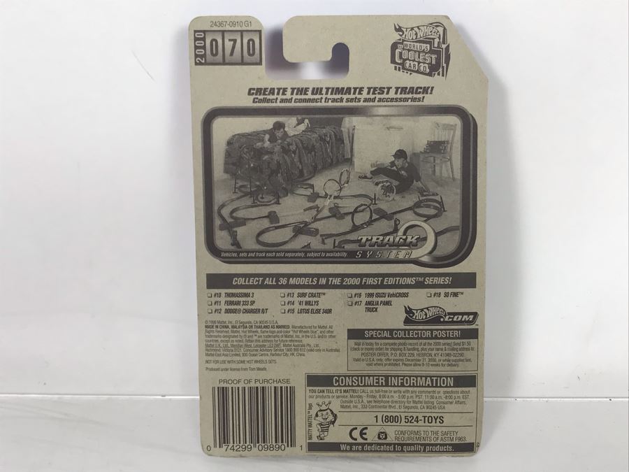 Signed New In Package Mattel Hot Wheels Thomassima 3 Car Signed By Designers [Photo 5]