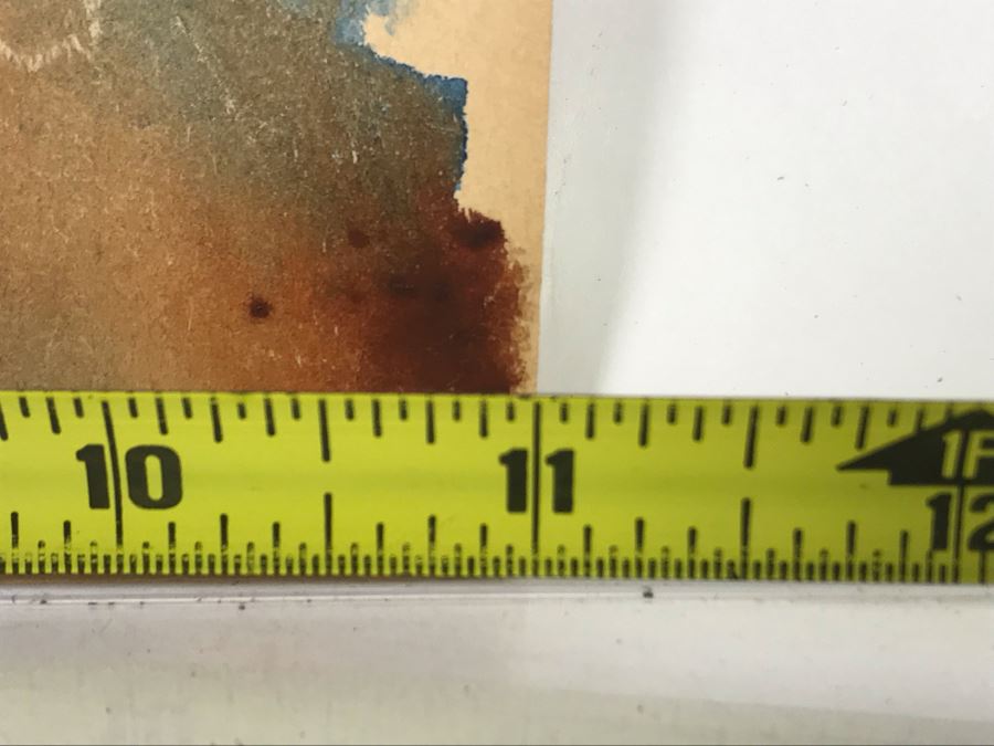 Original Watercolor Painting By Bjo Trimble Titled 'Halloween Cat' From Comic-Con Art Show 11W X 16.5H [Photo 8]