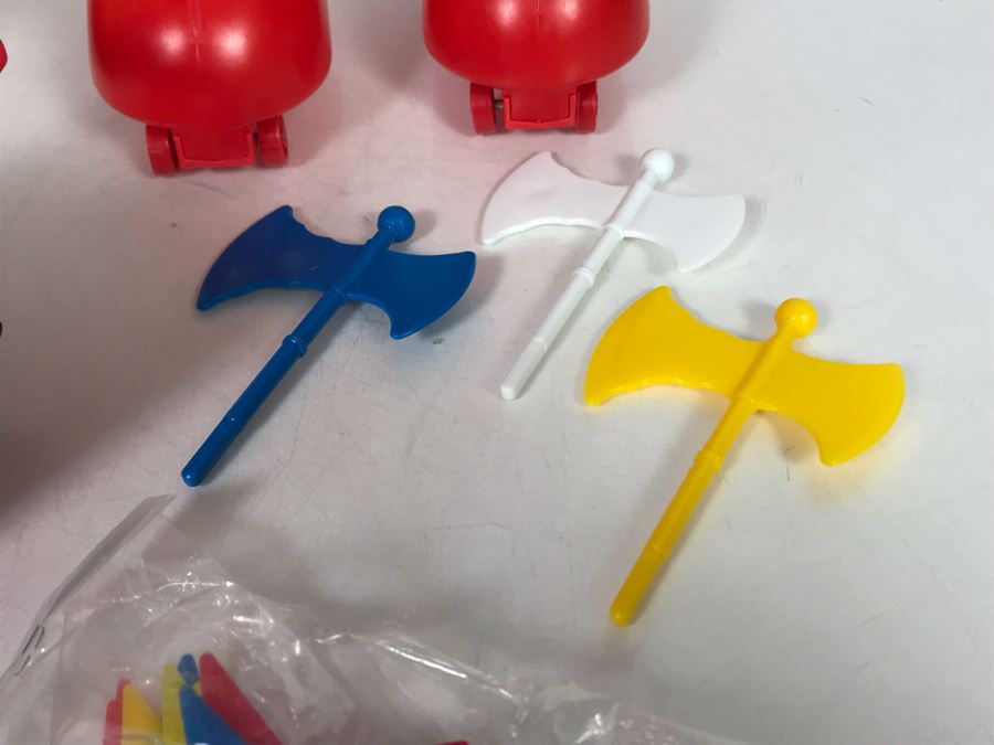 Vintage 1976 Like New With Box Mattel Shogun Warriors Dragun 23.5' Tall No. 9858 - See Photos For Damage To Wristband Of Star Shooter That Straps Onto Arm [Photo 10]