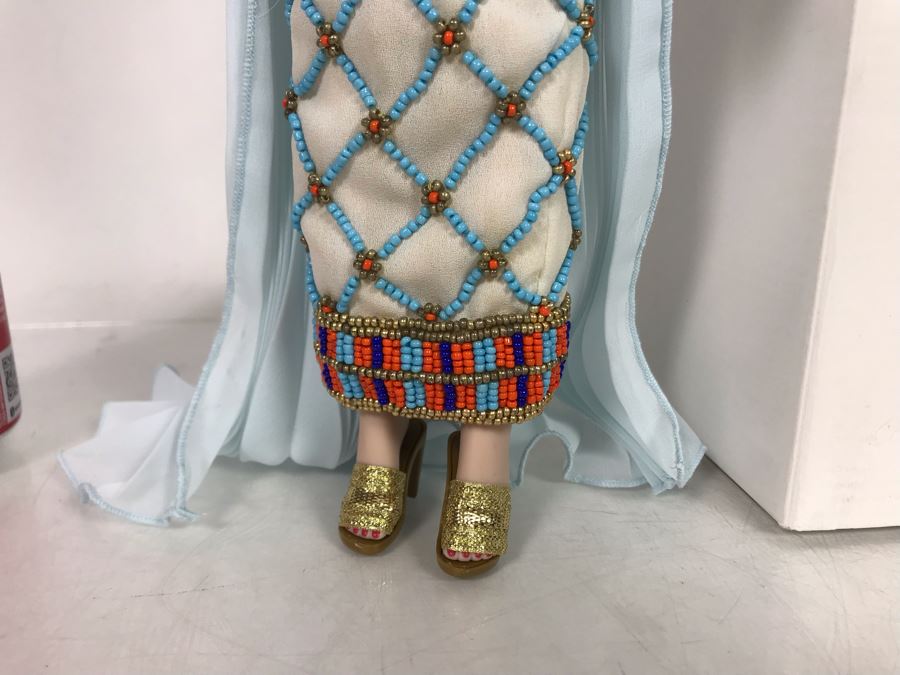 New 1998 Mel Odom - The Gene Marshall Collection Doll 'Daughter Of The Nile' 15.5H [Photo 6]