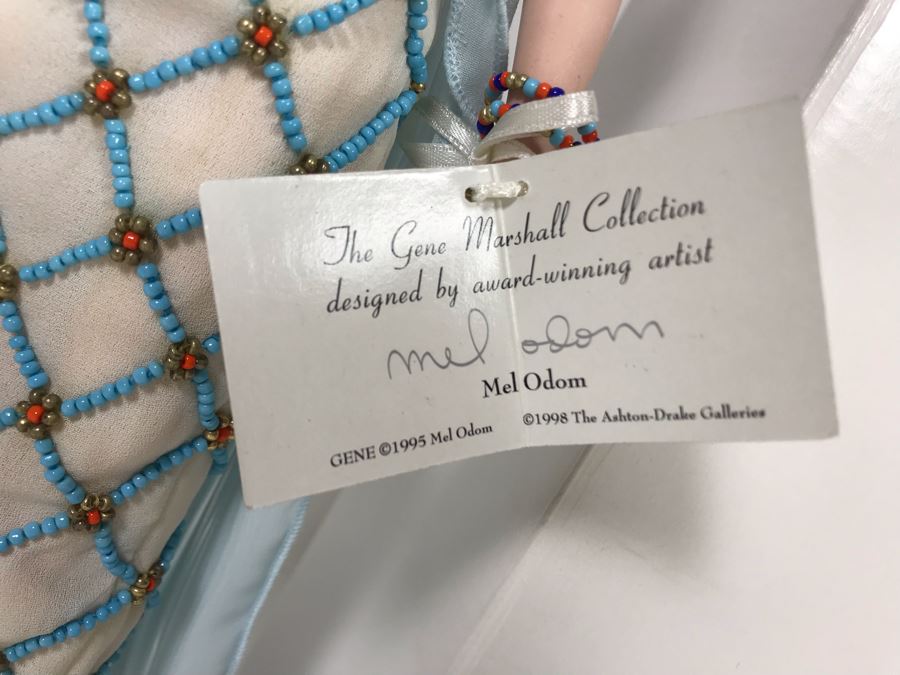 New 1998 Mel Odom - The Gene Marshall Collection Doll 'Daughter Of The Nile' 15.5H [Photo 5]