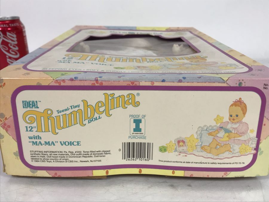 New Vintage 1984 Ideal 12' Thumbelina Doll [Photo 7]