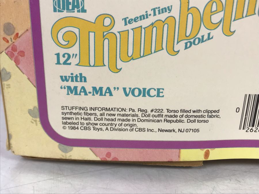 New Vintage 1984 Ideal 12' Thumbelina Doll [Photo 8]