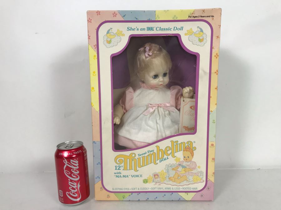 New Vintage 1984 Ideal 12' Thumbelina Doll [Photo 1]