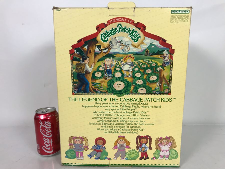 Vintage 1984 Coleco Cabbage Patch Kids With Damaged Box And Extra ...