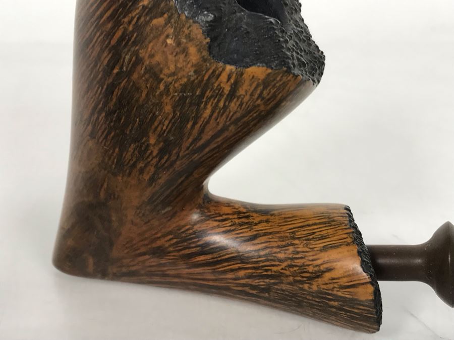 Pair Of Hand Carved Wooden Smoking Pipes [Photo 6]