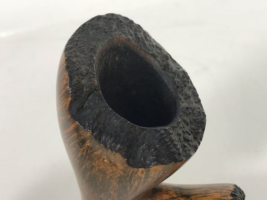 Pair Of Hand Carved Wooden Smoking Pipes [Photo 7]