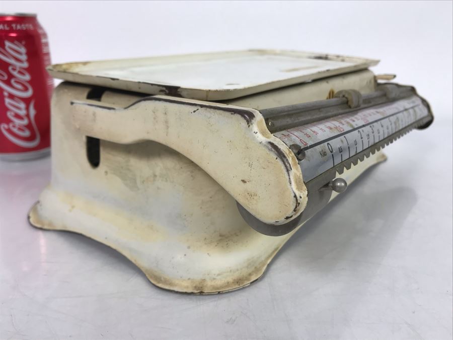 Vintage German Stube Kitchen Scale 13W X 8D X 4H [Photo 6]