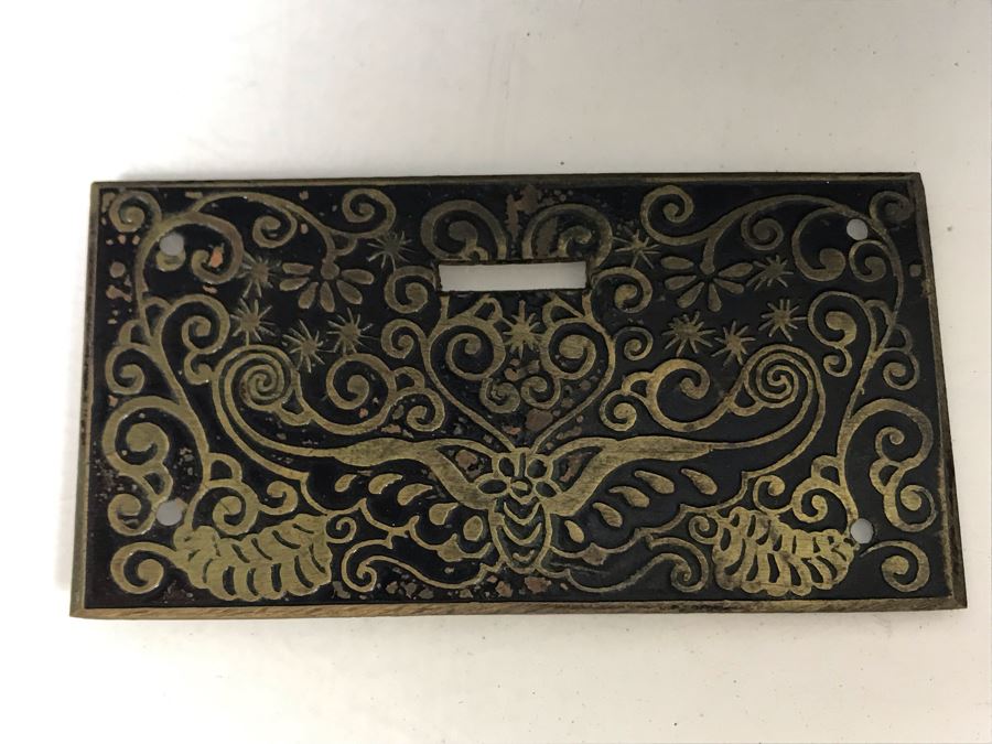 Vintage Asian Lacquer Wooden Jewelry Box With Pop-Up Mirror 11W X 14.5D X 7.5H [Photo 11]