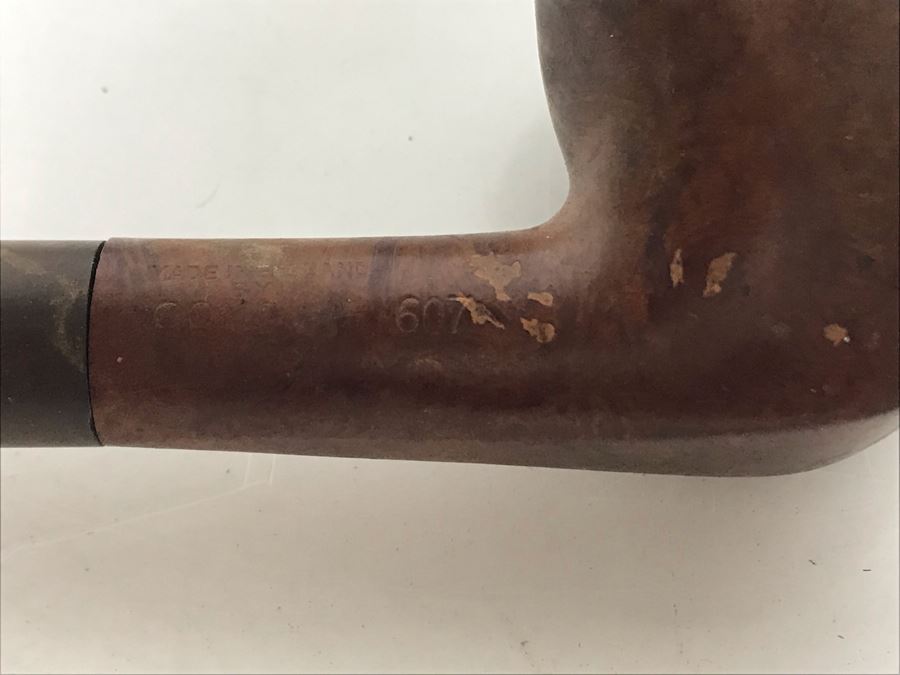 (3) Vintage Hand Carved Wooden Smoking Pipes And Vintage Climax Tin [Photo 8]