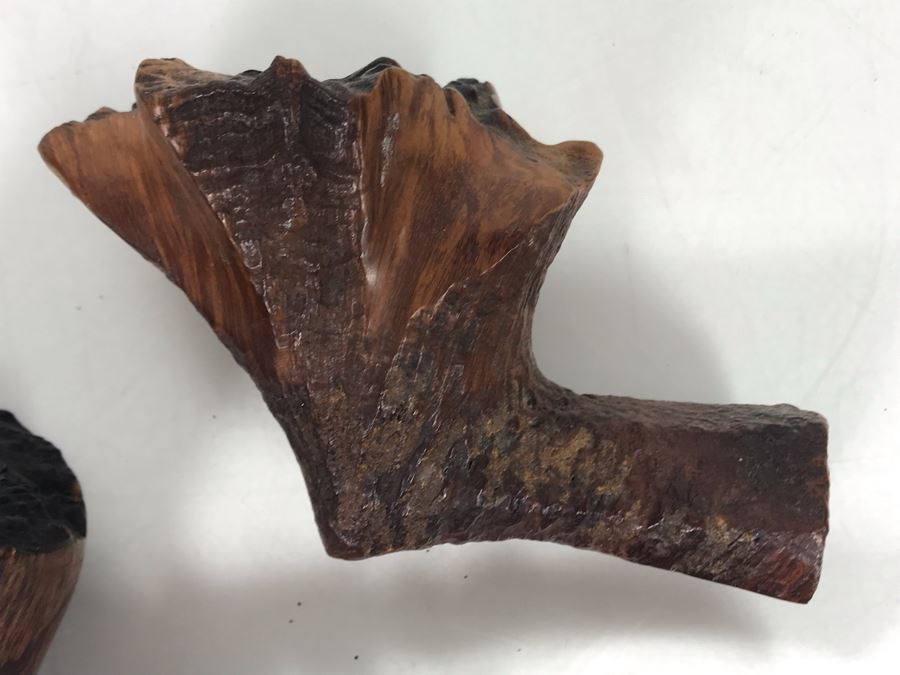 Pair Of Hand Carved Danish Ben Wade Smoking Pipes [Photo 3]