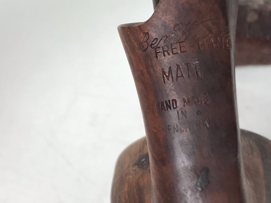 Pair Of Hand Carved Danish Ben Wade Smoking Pipes [Photo 11]