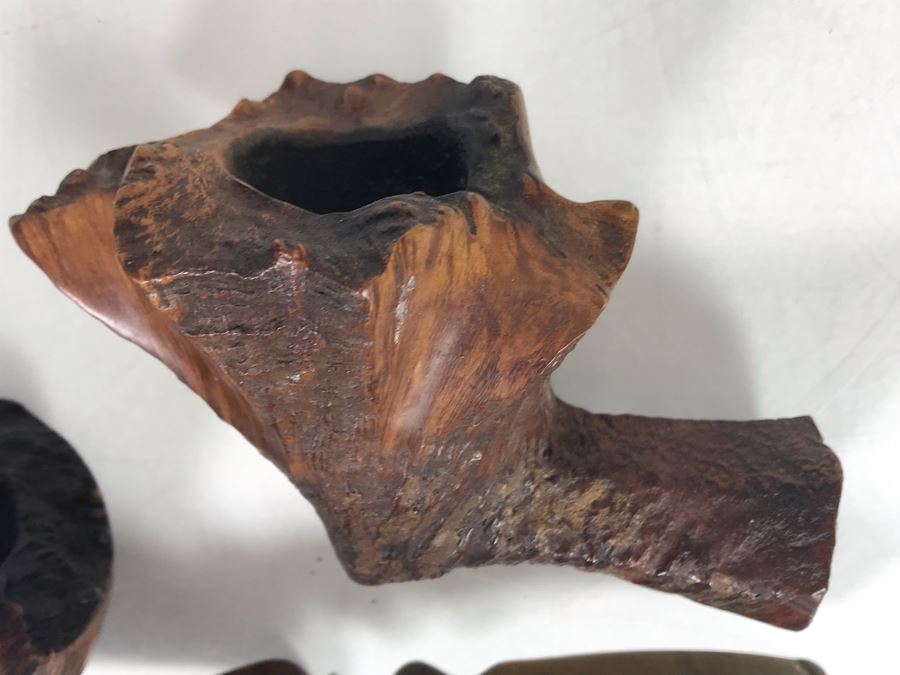 Pair Of Hand Carved Danish Ben Wade Smoking Pipes [Photo 4]