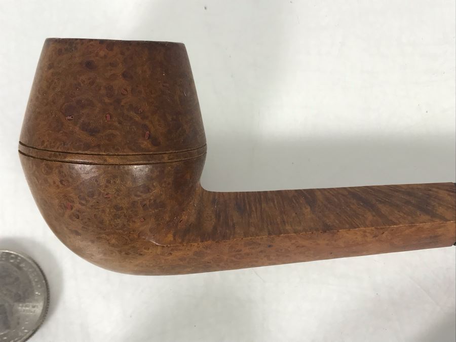 Pair Of Vintage Hand Made Wooden Smoking Pipes [Photo 5]
