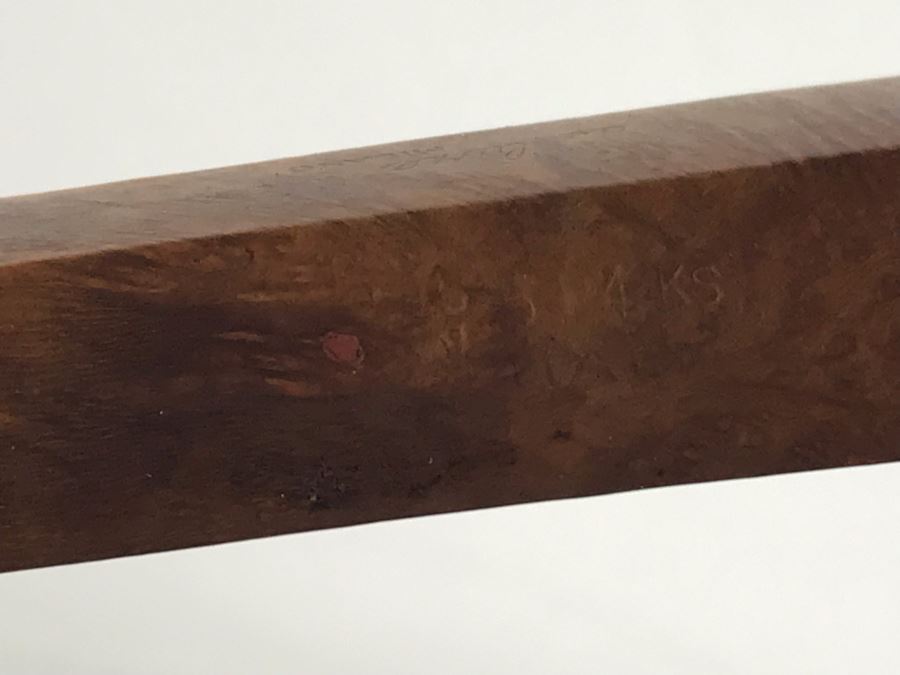 Pair Of Vintage Hand Made Wooden Smoking Pipes [Photo 11]