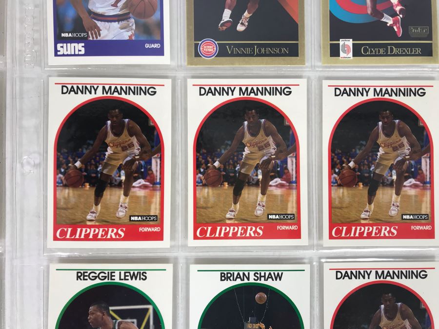 Vintage 1980s 1990s Basketball Cards: Dominique Wilkins, Patrick Ewing, Earving Magic Johnson, Charles Barkley [Photo 6]