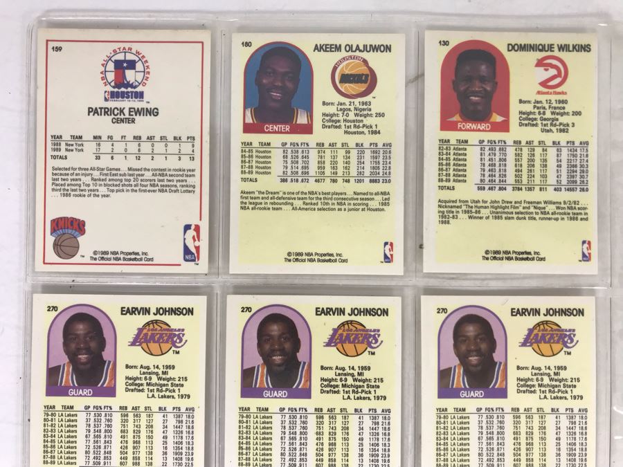 Vintage 1980s 1990s Basketball Cards: Dominique Wilkins, Patrick Ewing ...