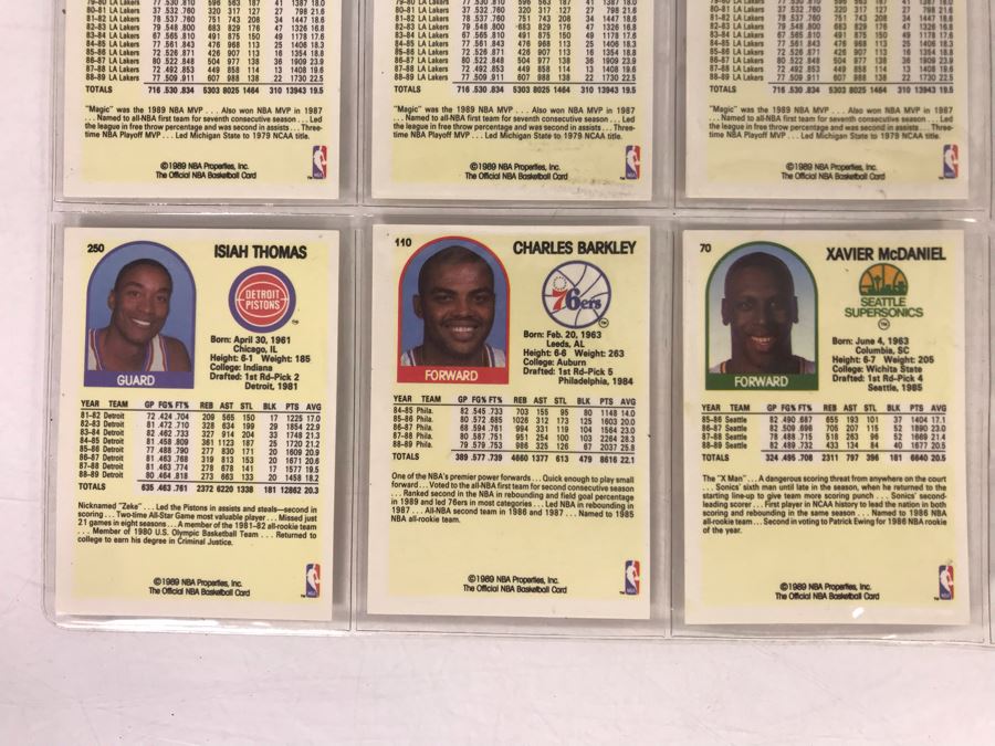 Vintage 1980s 1990s Basketball Cards: Dominique Wilkins, Patrick Ewing, Earving Magic Johnson, Charles Barkley [Photo 11]