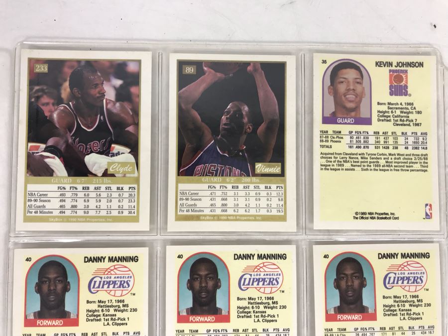 Vintage 1980s 1990s Basketball Cards: Dominique Wilkins, Patrick Ewing, Earving Magic Johnson, Charles Barkley [Photo 12]