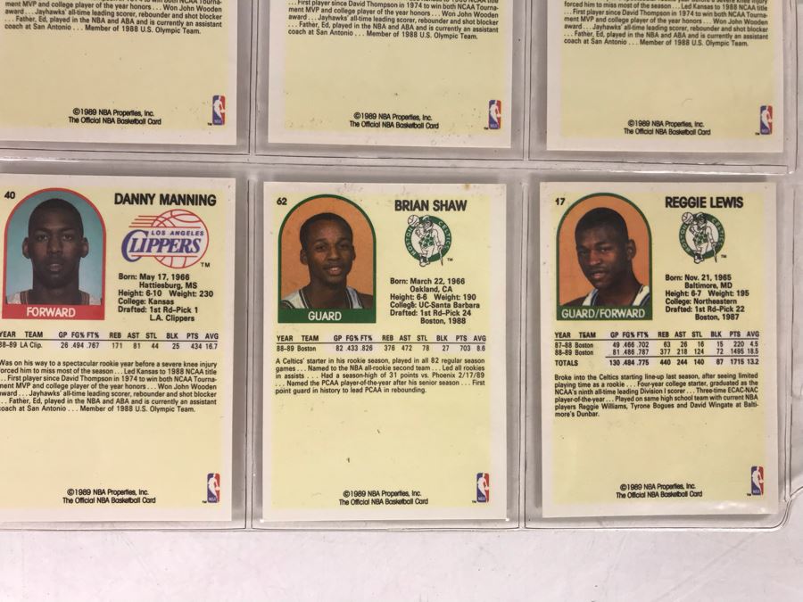 Vintage 1980s 1990s Basketball Cards: Dominique Wilkins, Patrick Ewing, Earving Magic Johnson, Charles Barkley [Photo 14]