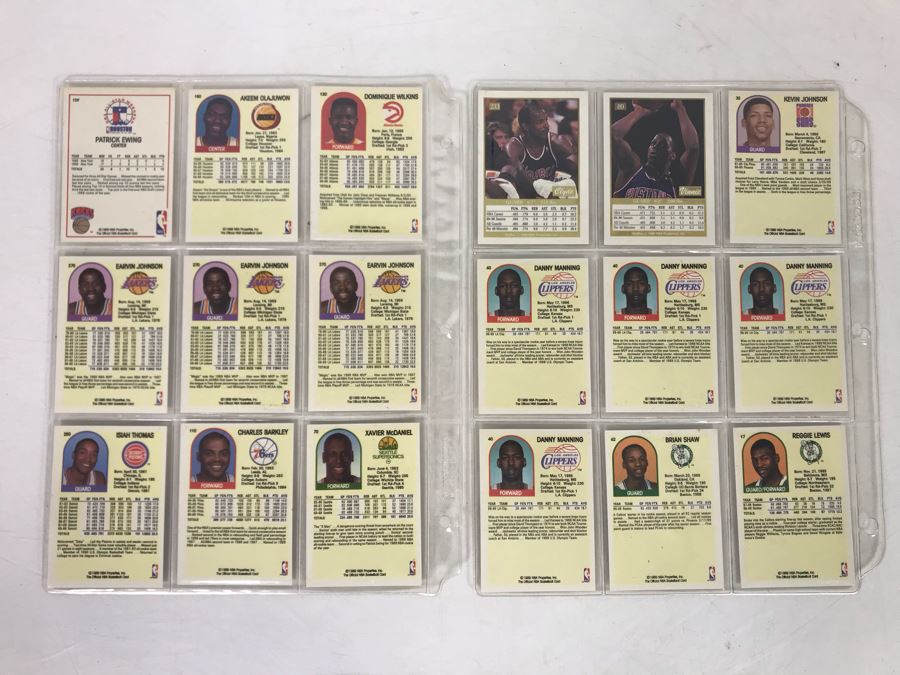 Vintage 1980s 1990s Basketball Cards: Dominique Wilkins, Patrick Ewing, Earving Magic Johnson, Charles Barkley [Photo 8]