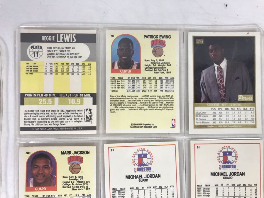 Vintage 1980s 1990s Basketball Cards: Michael Jordan, Patrick Ewing, Mark Jackson [Photo 12]