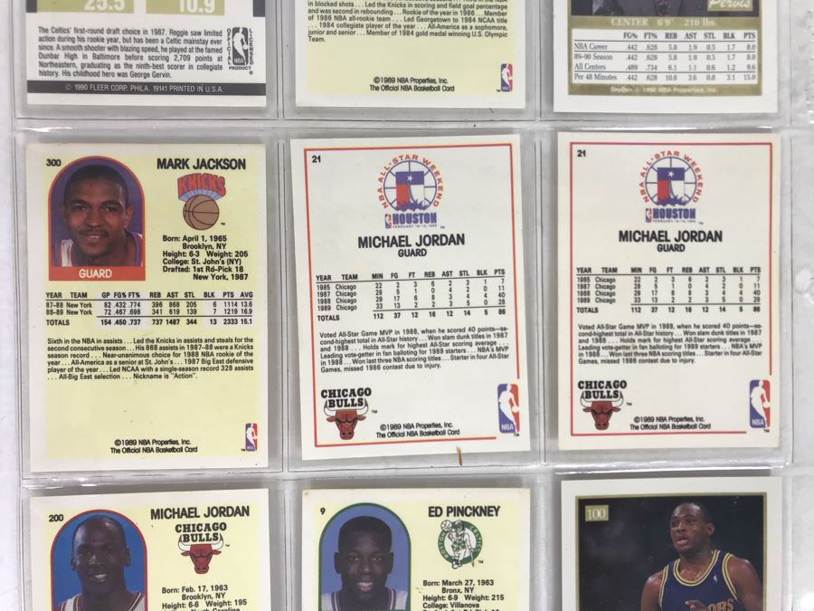 Vintage 1980s 1990s Basketball Cards: Michael Jordan, Patrick Ewing, Mark Jackson [Photo 13]