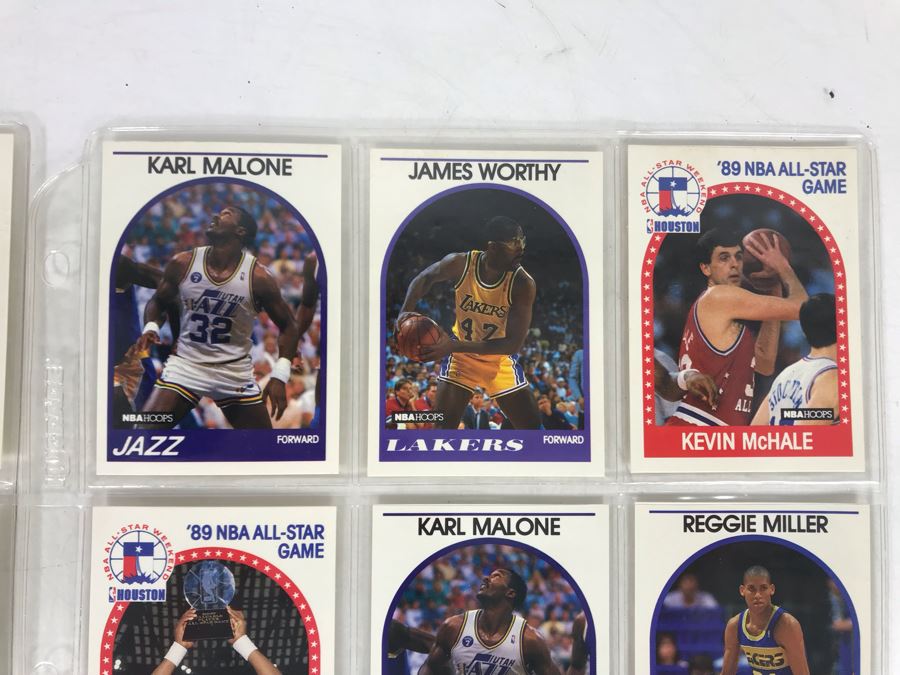 Vintage 1980s 1990s Basketball Cards: Clyde Drexler, Reggie Miller, Karl Malone, James Worthy, Kevin McHale, Charles Barkley [Photo 5]