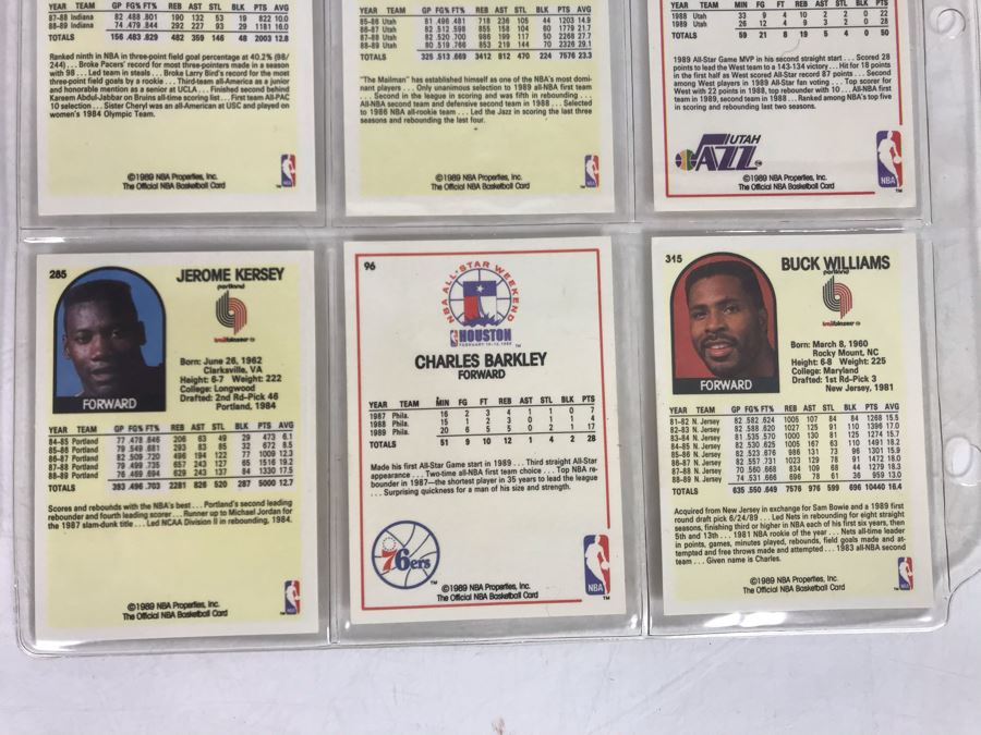 Vintage 1980s 1990s Basketball Cards: Clyde Drexler, Reggie Miller, Karl Malone, James Worthy, Kevin McHale, Charles Barkley [Photo 15]