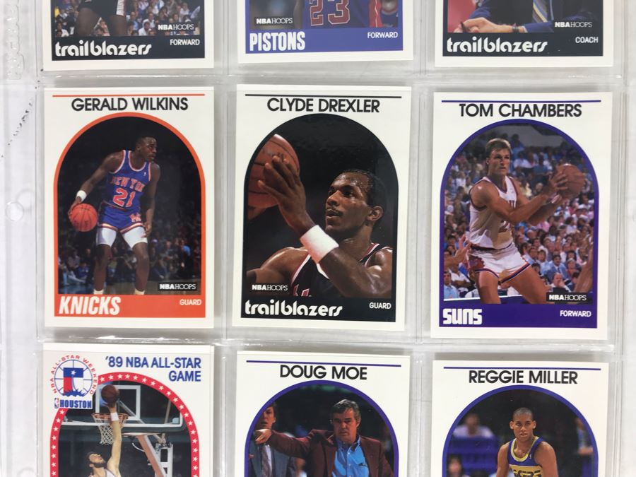 Vintage 1980s 1990s Basketball Cards: Clyde Drexler, Reggie Miller, Karl Malone, James Worthy, Kevin McHale, Charles Barkley [Photo 3]
