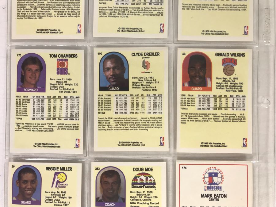 Vintage 1980s 1990s Basketball Cards: Clyde Drexler, Reggie Miller, Karl Malone, James Worthy, Kevin McHale, Charles Barkley [Photo 10]