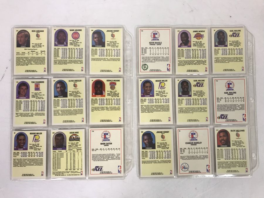 Vintage 1980s 1990s Basketball Cards: Clyde Drexler, Reggie Miller, Karl Malone, James Worthy, Kevin McHale, Charles Barkley [Photo 8]