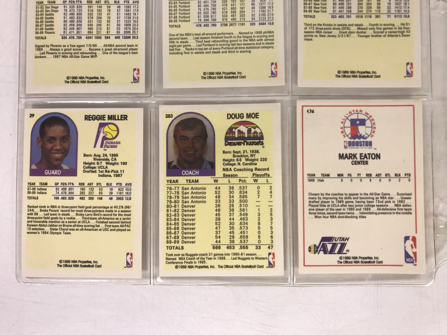 Vintage 1980s 1990s Basketball Cards: Clyde Drexler, Reggie Miller, Karl Malone, James Worthy, Kevin McHale, Charles Barkley [Photo 12]