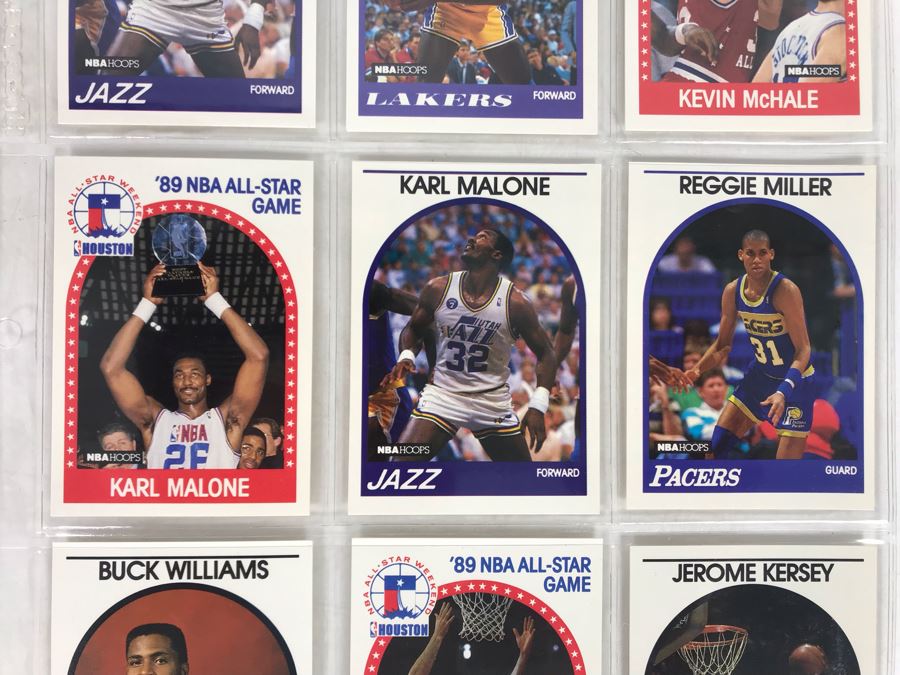 Vintage 1980s 1990s Basketball Cards: Clyde Drexler, Reggie Miller, Karl Malone, James Worthy, Kevin McHale, Charles Barkley [Photo 6]