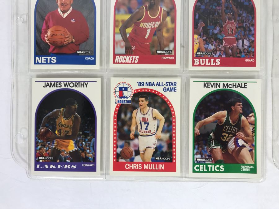 Vintage 1980s 1990s Basketball Cards: John Stockton, Chris Mullin, James Worthy, Kevin McHale, Phil Jackson [Photo 4]