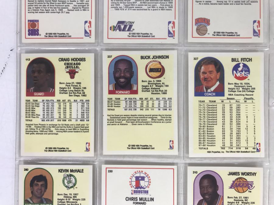 Vintage 1980s 1990s Basketball Cards: John Stockton, Chris Mullin, James Worthy, Kevin McHale, Phil Jackson [Photo 10]