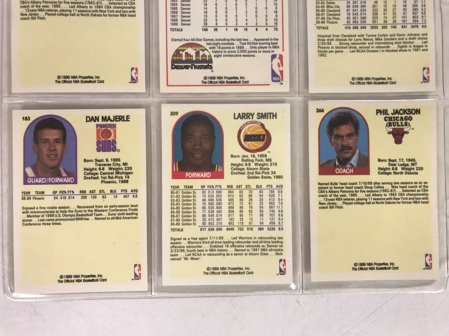 Vintage 1980s 1990s Basketball Cards: John Stockton, Chris Mullin, James Worthy, Kevin McHale, Phil Jackson [Photo 14]