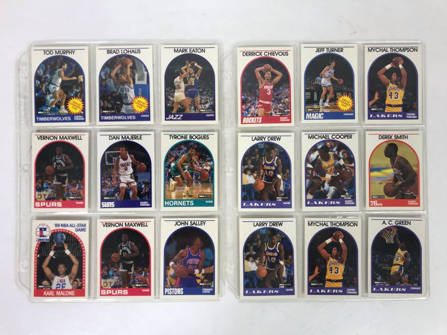Vintage 1980s 1990s Basketball Cards: Karl Malone, A. C. Green [Photo 1]