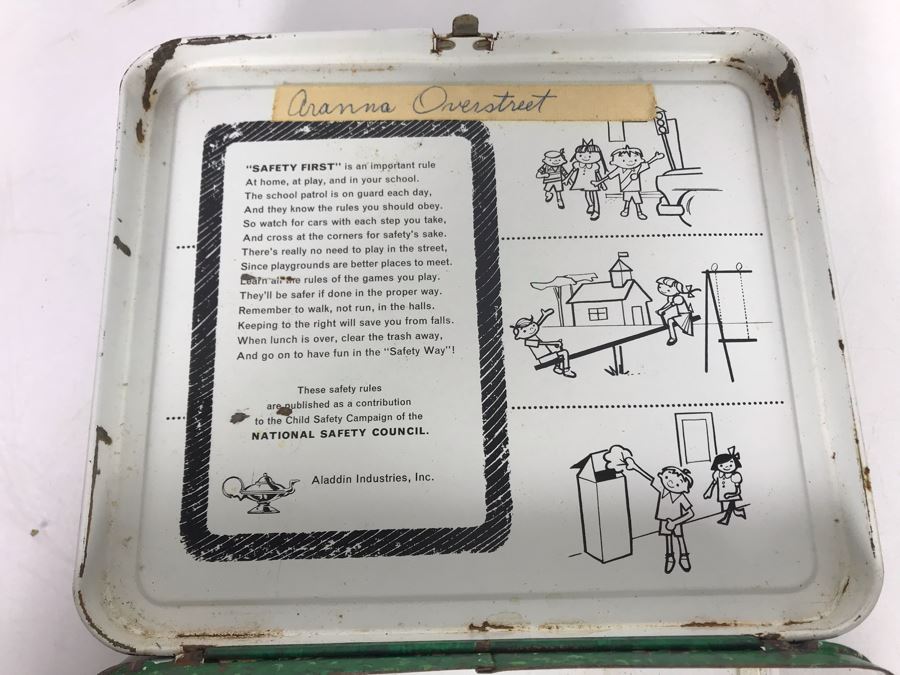 Vintage 1956 Robin Hood Metal Lunch Box (No Thermos) [Photo 9]