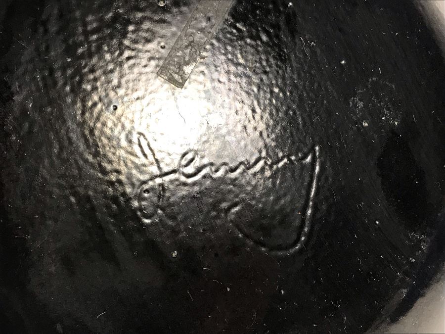 Pair Of Signed Art Metal Enamel Copper Plates 11R & 7R [Photo 9]