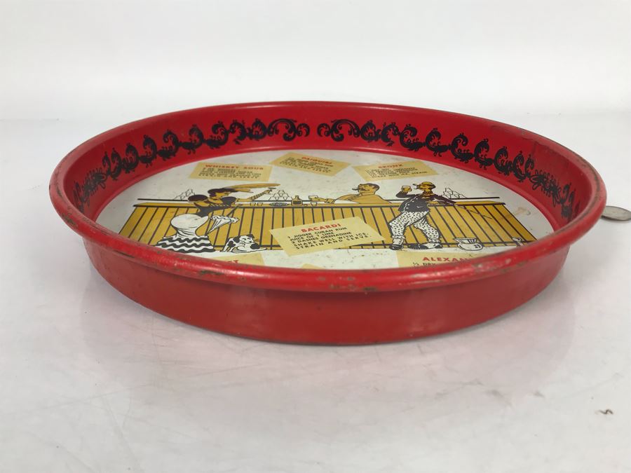 Vintage Metal Litho Liquor Tray [Photo 6]